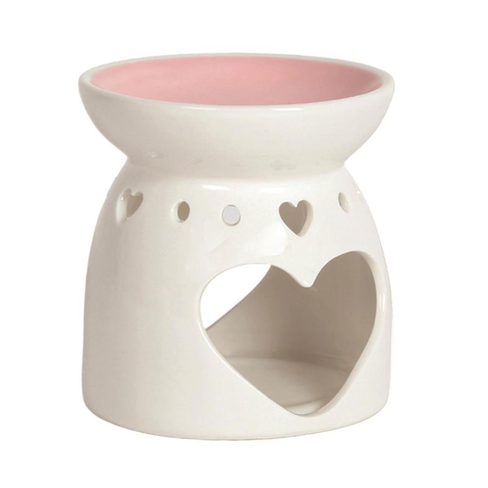 Aroma Heart Pink Ceramic Wax Melt Warmer £4.04
